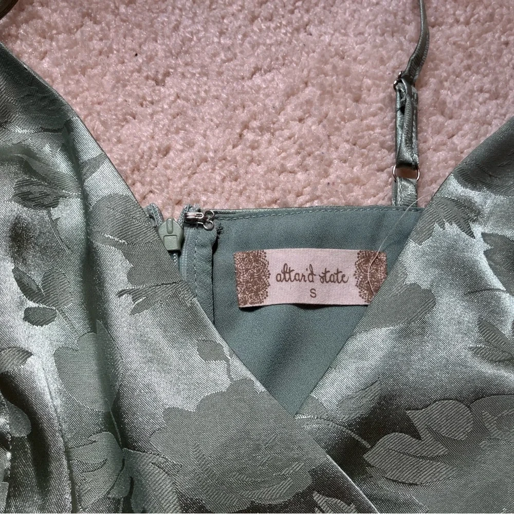 Altar’d State Green Mini Dress - Picture 2 of 3